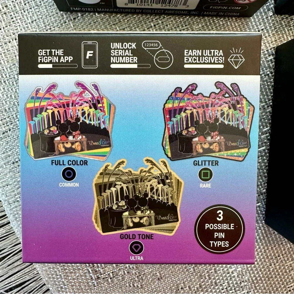 Disneyland World of Color 2025 Dessert Party Full Color FigPin